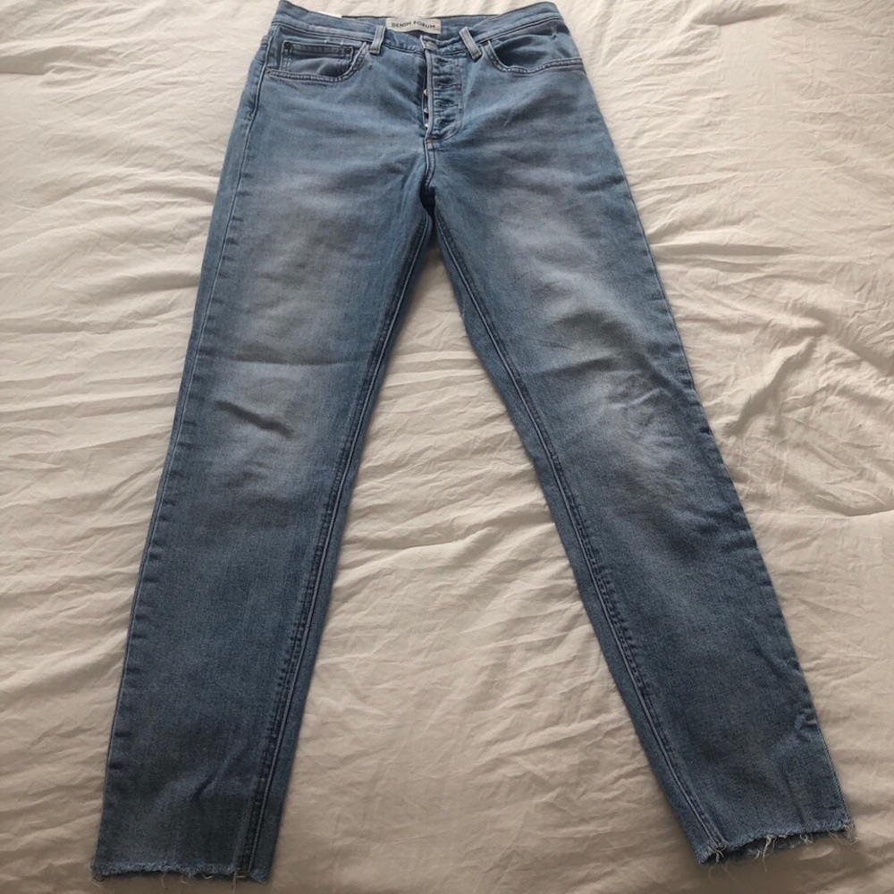 Aritzia Denim Forum Yoko Exposed Button